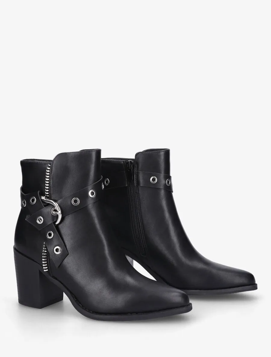 Bottines en simili à talon