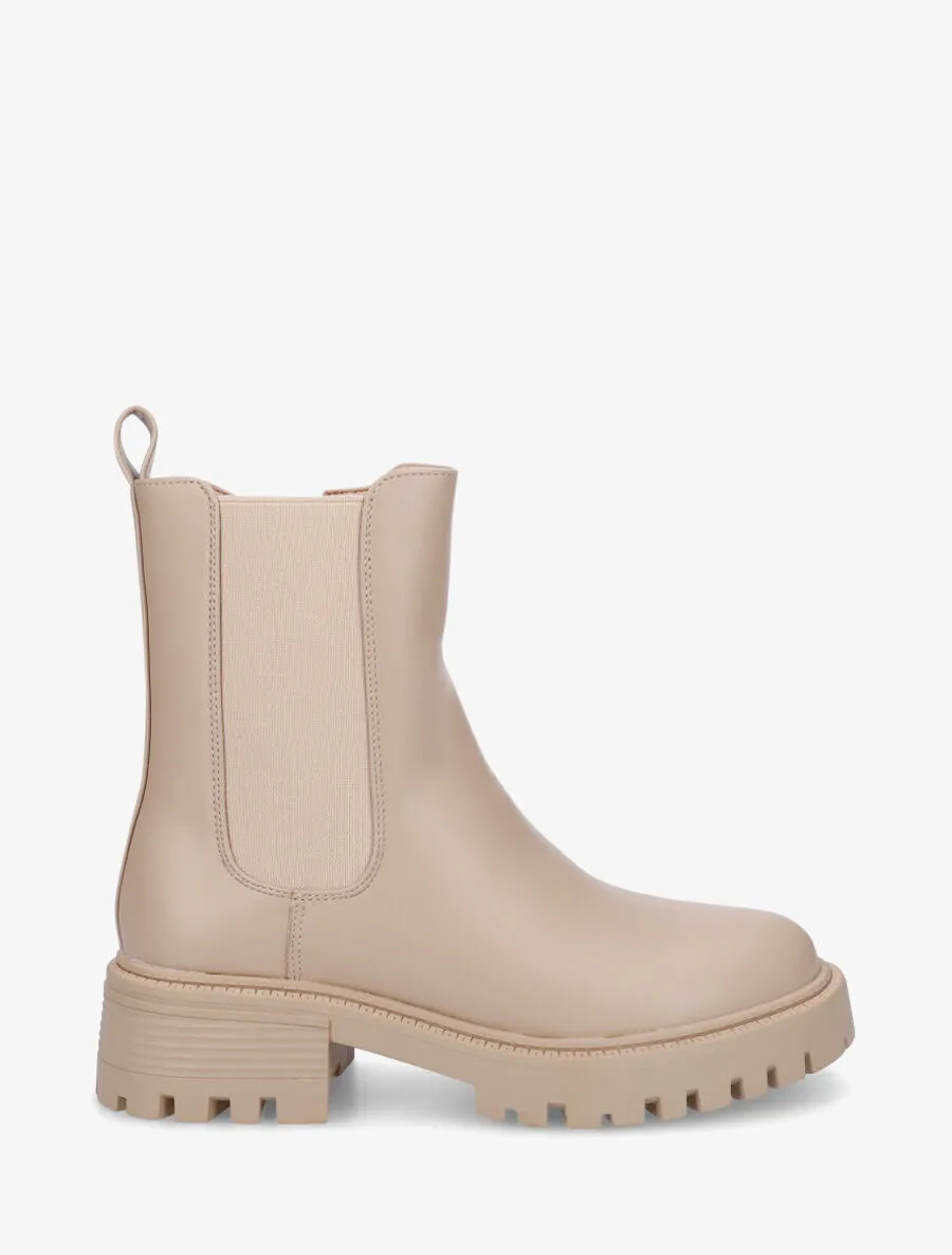 Bottines montantes élastiquées
