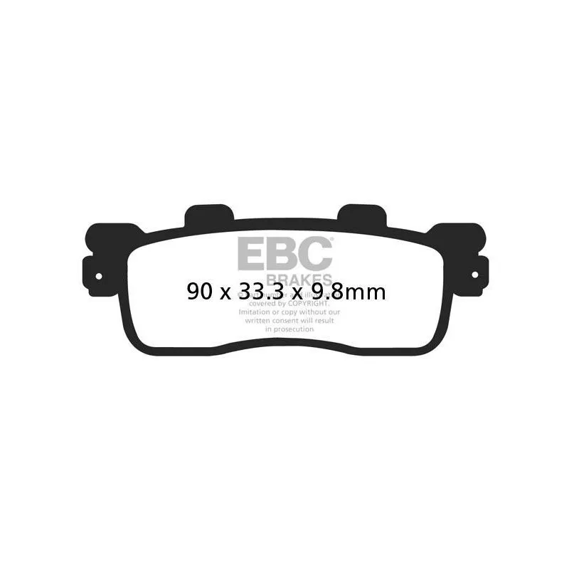 BRAKE PAD SFAC-SERIES CARBON SCOOTER - piecemotoquad
