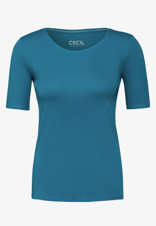 CECIL T-shirt en couleur unie  - Style LENA