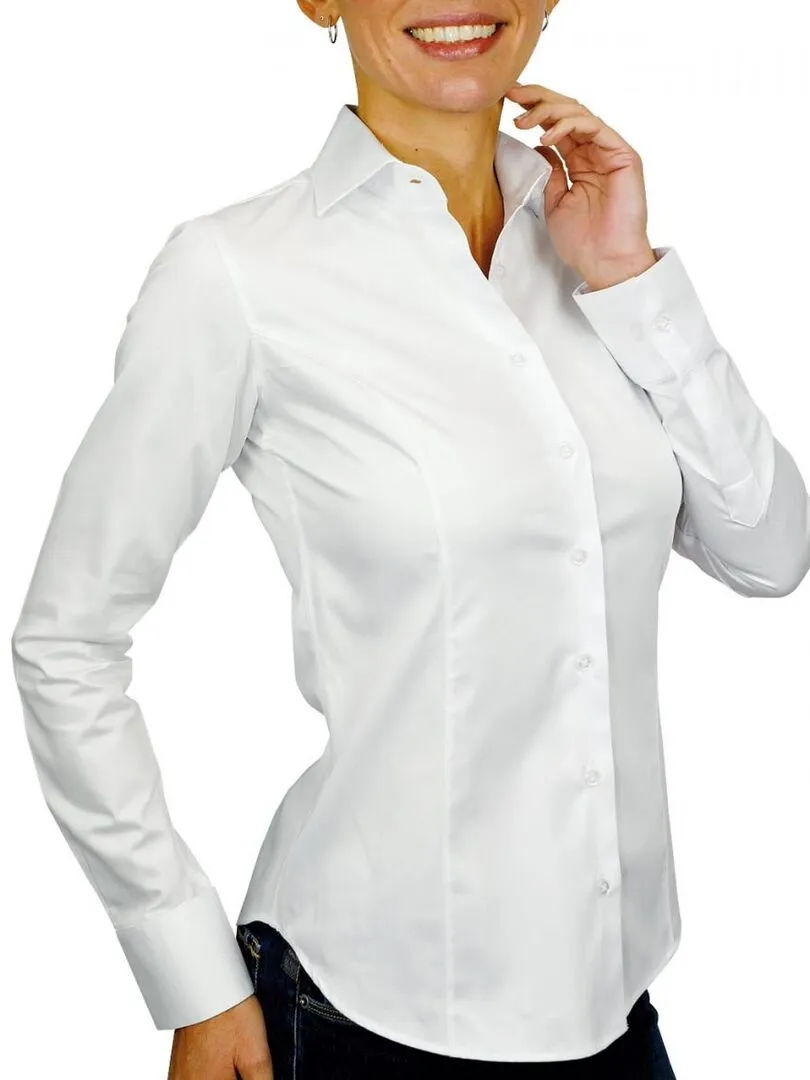 Chemise col italien LINCOLN - Blanc