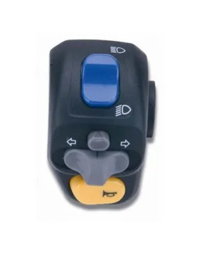 COMMODO ELECTRIQUE GAUCHE NOIR POUR PEUGEOT SQUAB, TREKKER 50, KLAXON, CLIGNO, FEU