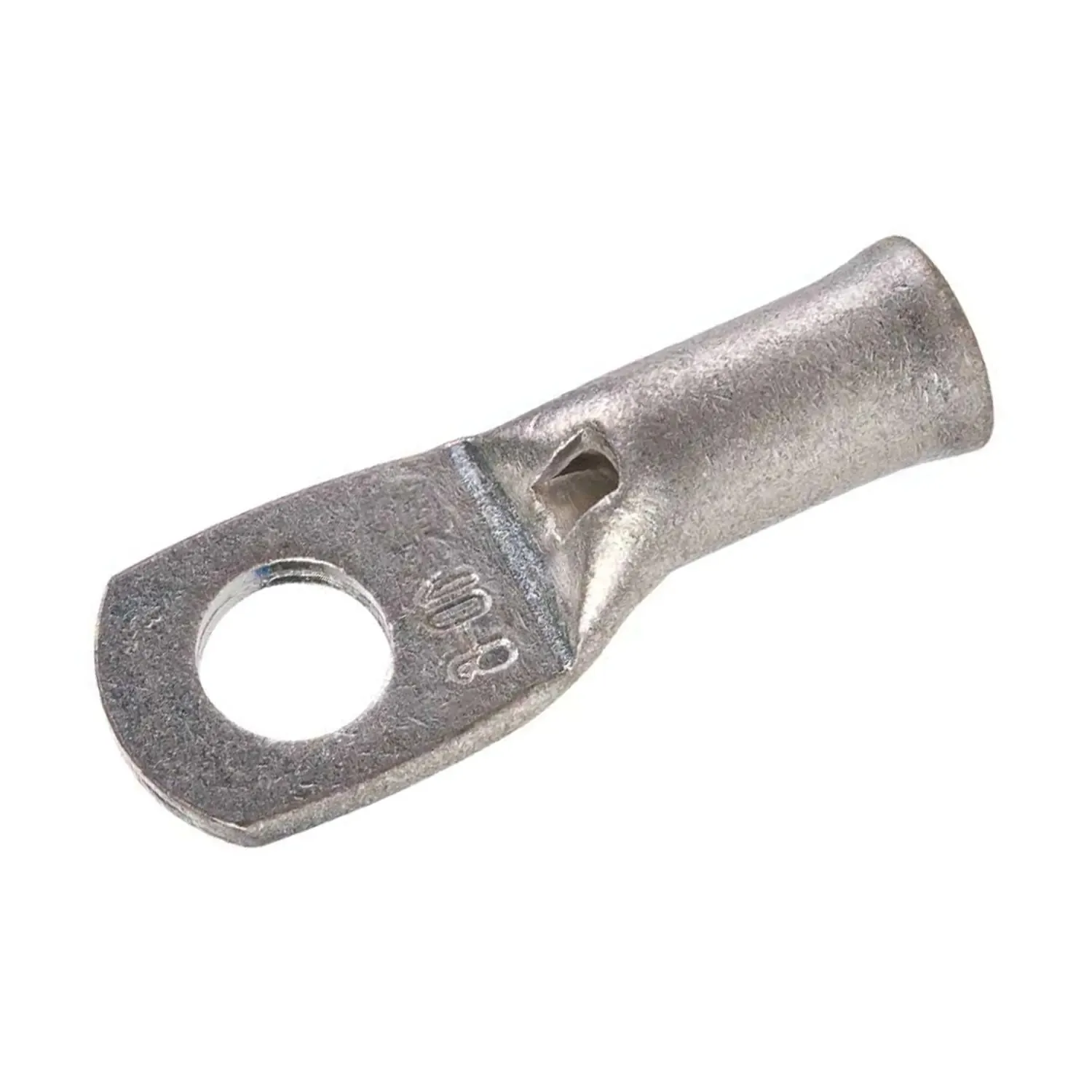 Cosse tubulaire pour câble 6mm² trou M10 cuivre étamé - fut évasé certifié norme NF C20-130