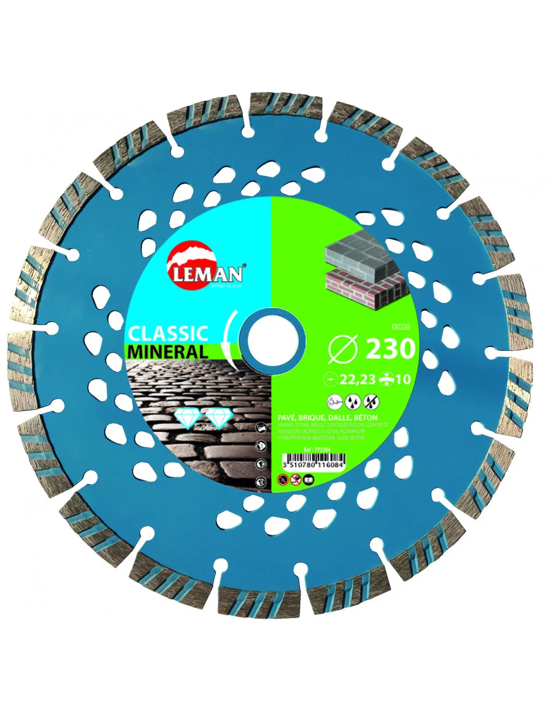 disque diamant mineral 230x22.23 ht 7 -- gamme pro - 1806822301