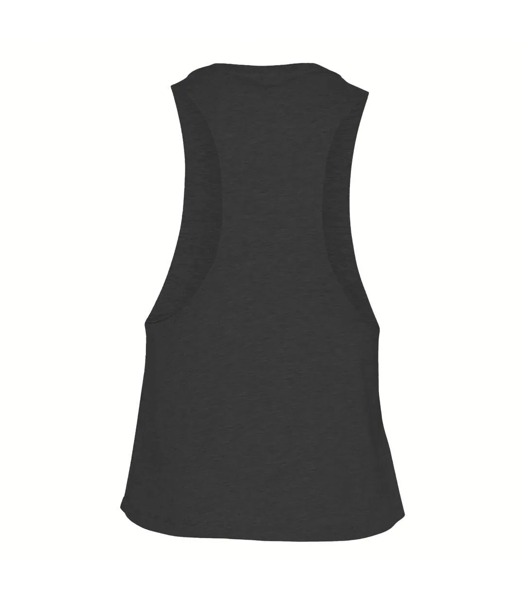 Débardeur femme bleu marine chiné Bella + Canvas