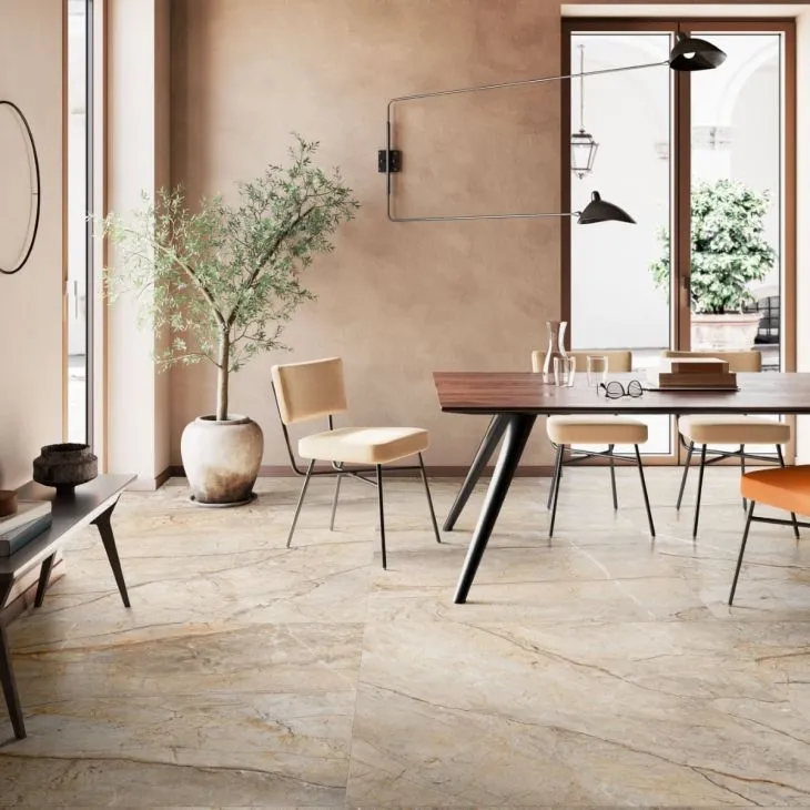 Imola The Room Tortora 120x120 cm SAN PE6 120 RM | Carrelage imitation marbre 