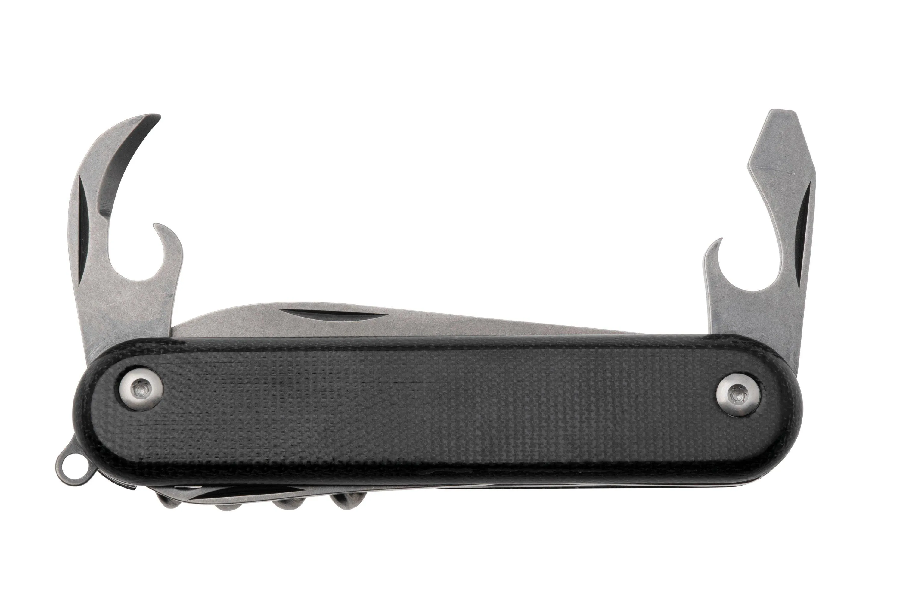 MKM Malga 6 MP06MAG-BC Magnacut Black Canvas Micarta, couteau de poche