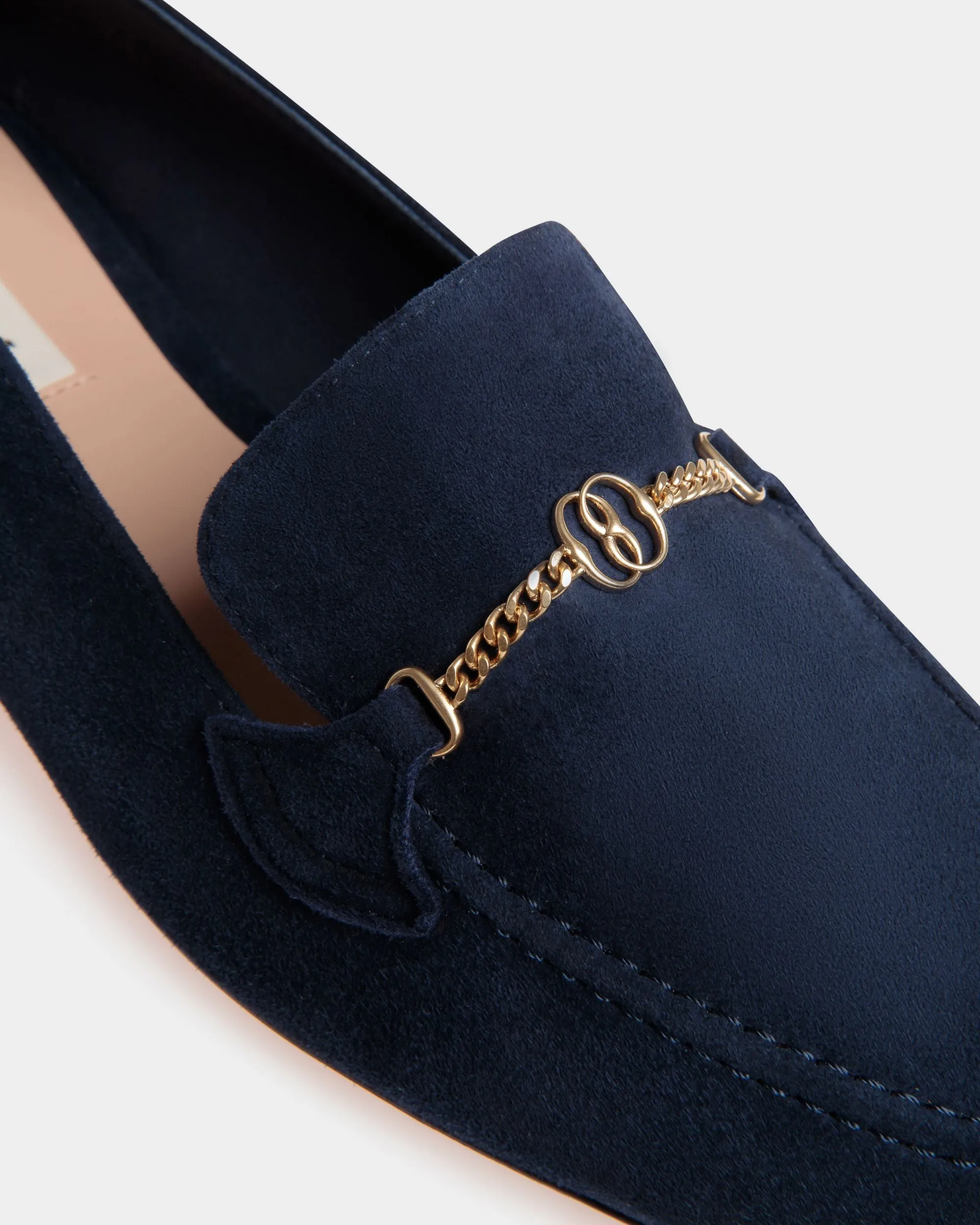 Mocassin Daily Emblem En Daim Bleu