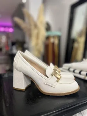 Mocassin à talon SMR | Concept Store En Ligne | Jade & Lisa