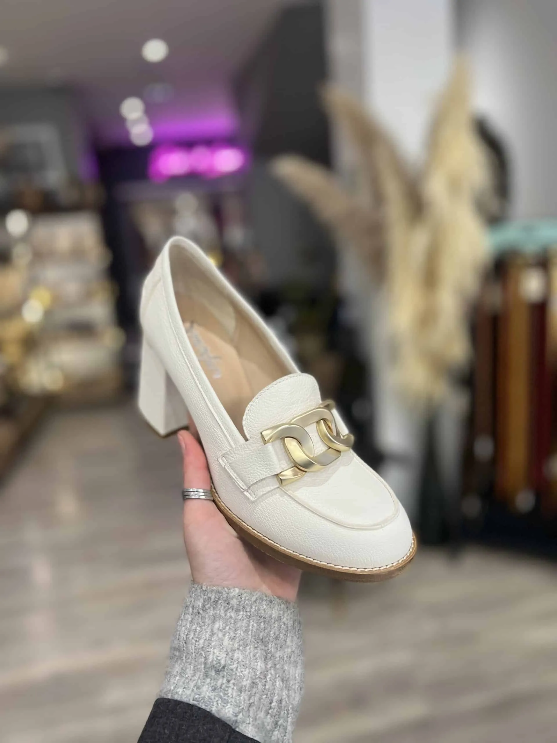 Mocassin à talon SMR | Concept Store En Ligne | Jade & Lisa