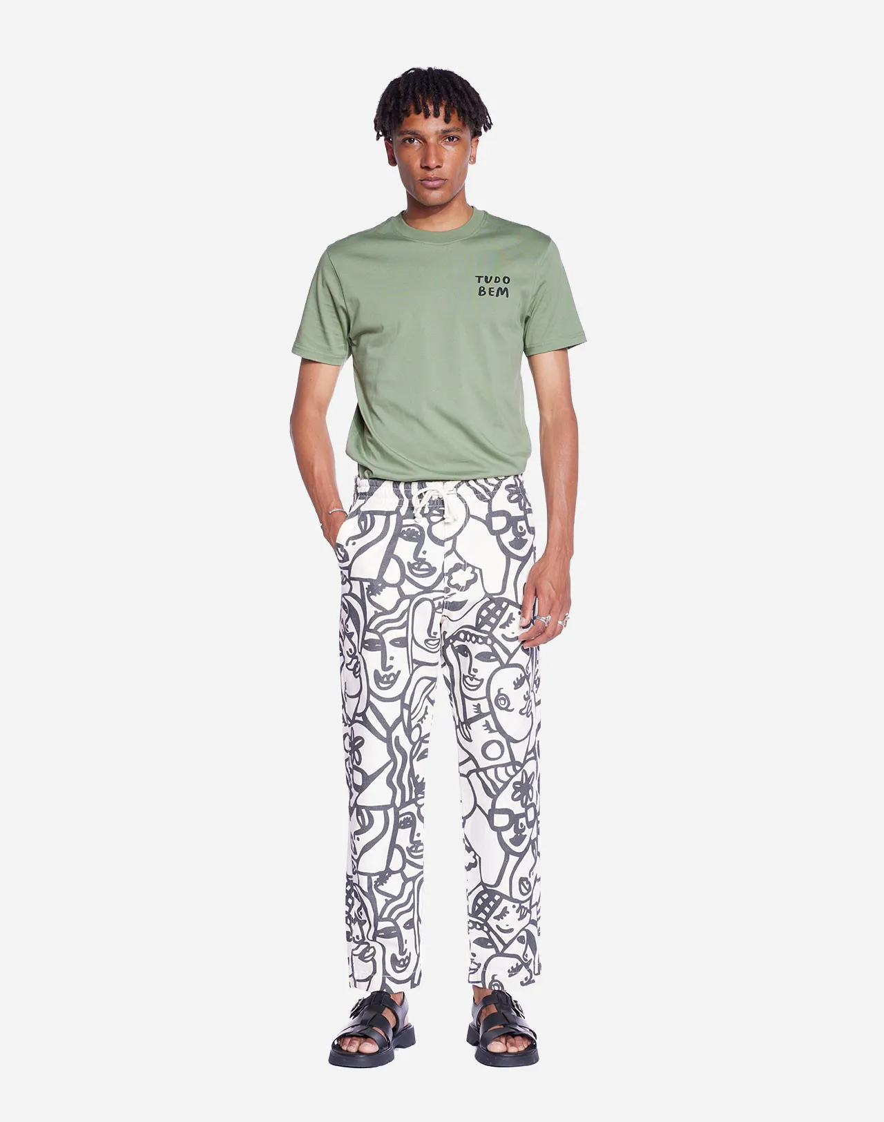 Pantalon Ovada Couleurs Écru Taille 26 US