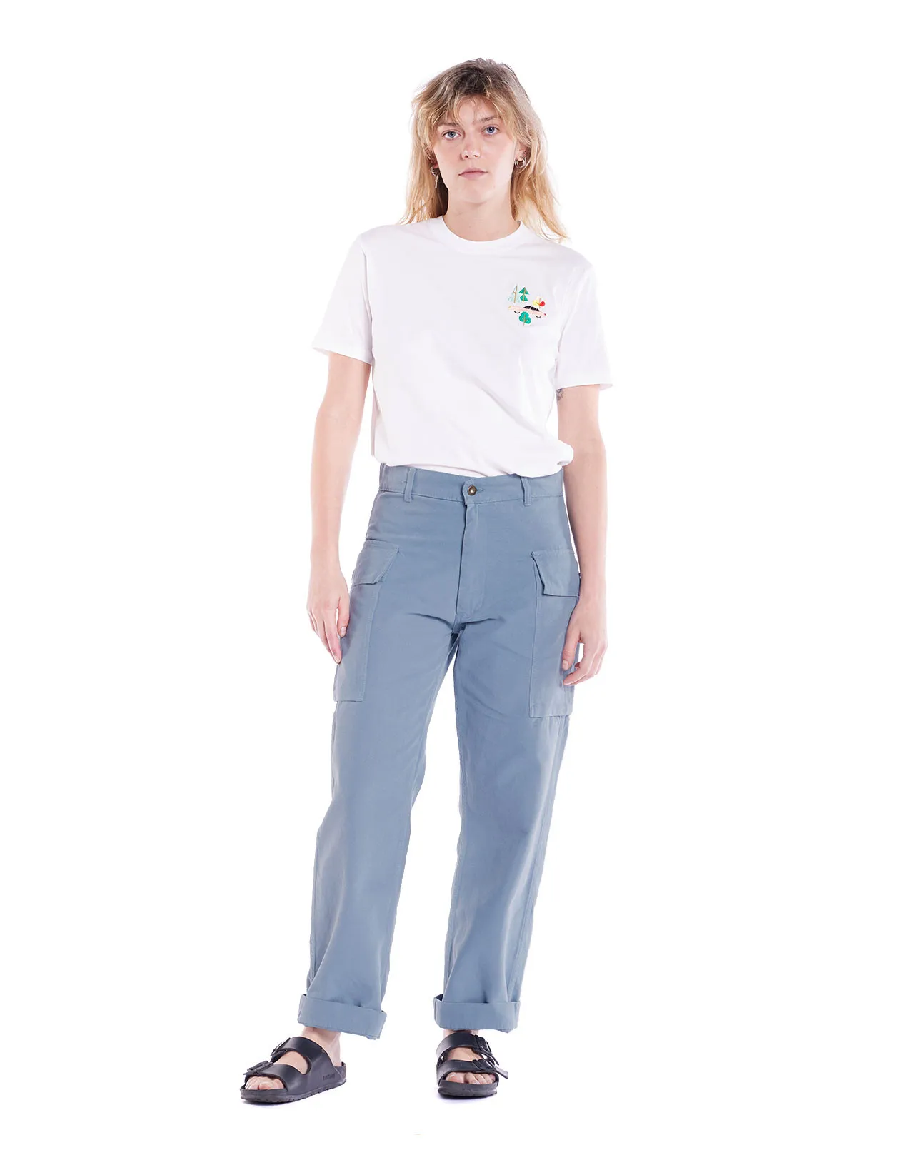 Pantalon Romero Taille 34 US Couleurs Bleu Gris