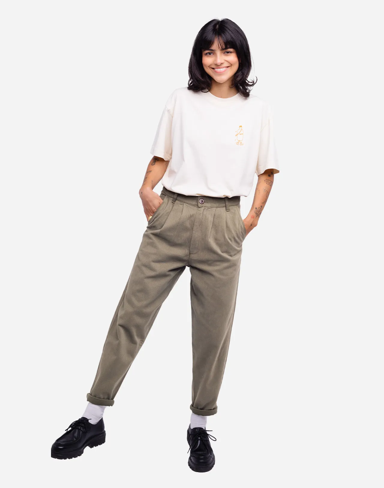 Pantalon Swing kaki Taille 28 US Couleurs Kaki