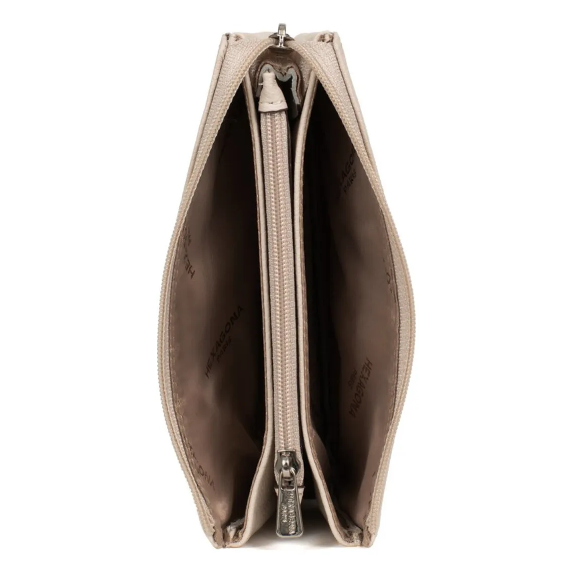 Porte-monnaie Cuir CONFORT Ivoire Lucie | 3 Suisses