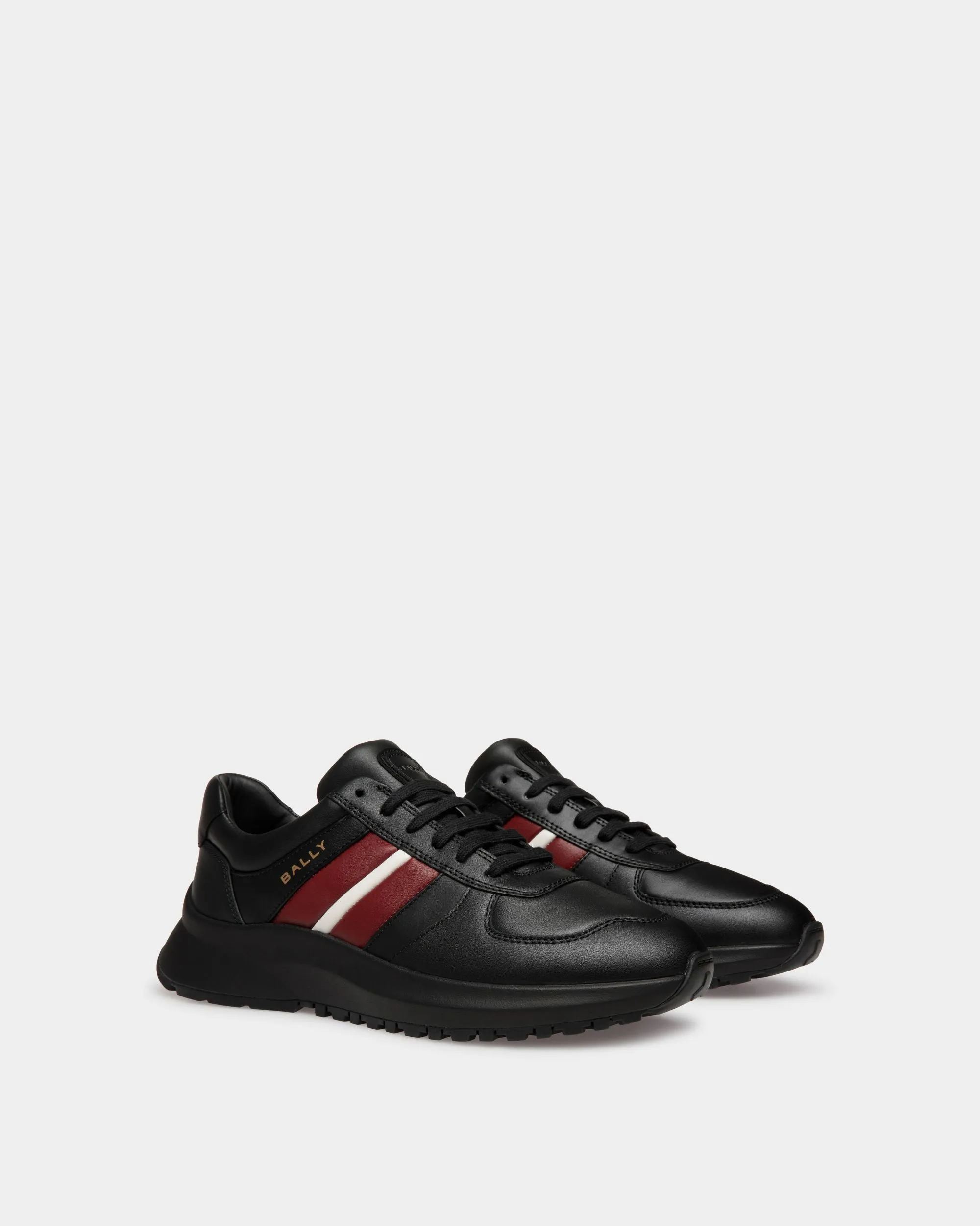 Sneaker Outline En Cuir Noir