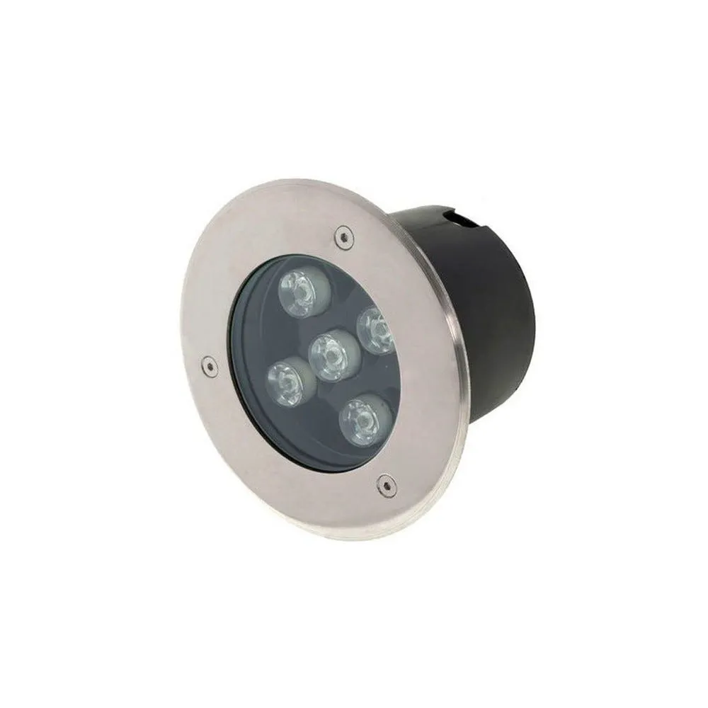 Spot led encastrable 5w 400lm ø120mm 18° étanche ip65 blanc chaud 2700k