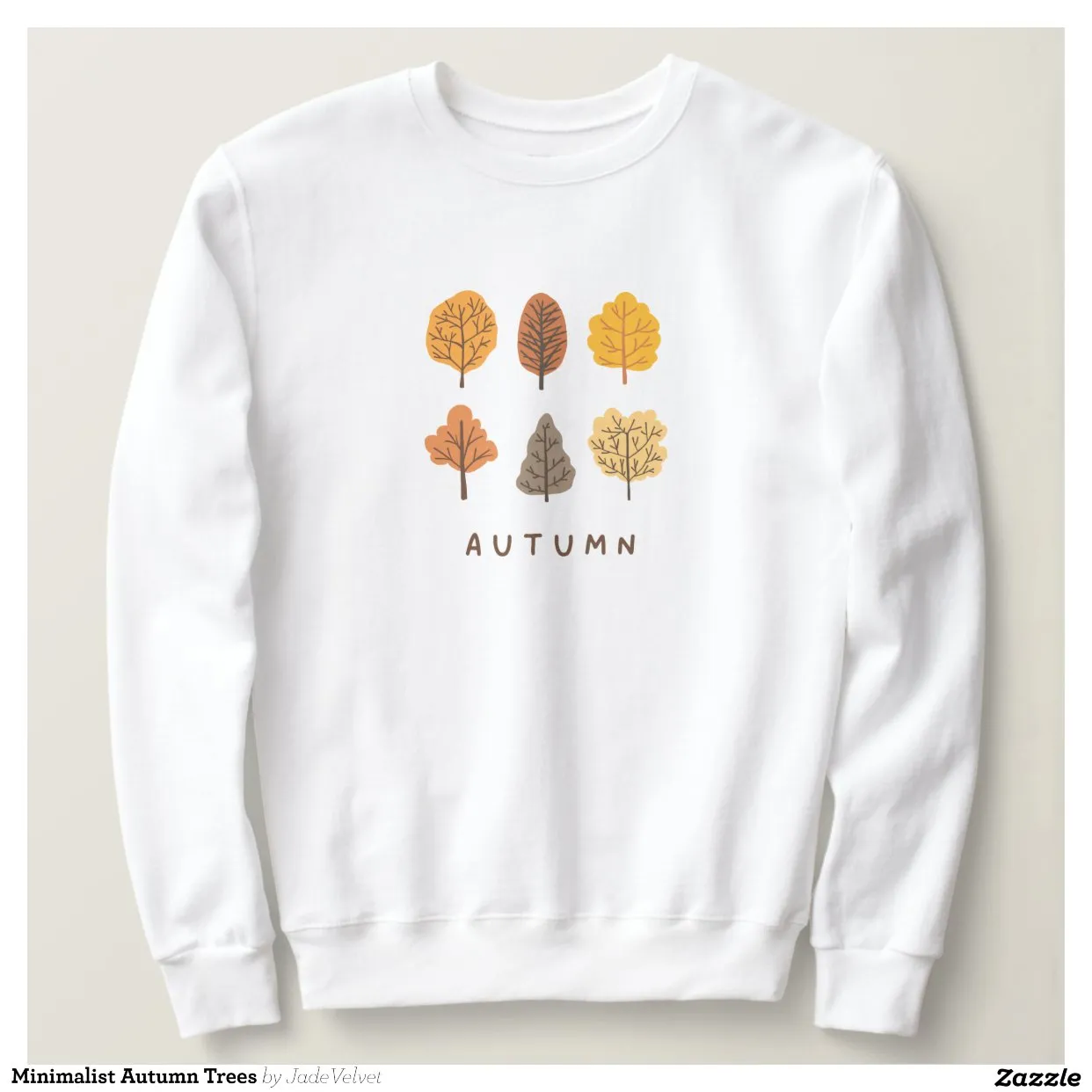 Sweatshirt Arbres d'automne minimalistes