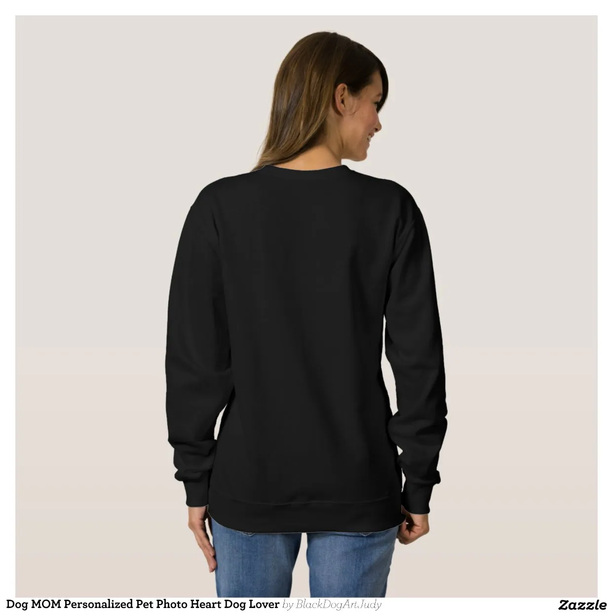 Sweatshirt Chien MOM Personnalisé Animaux de compagnie Photo 