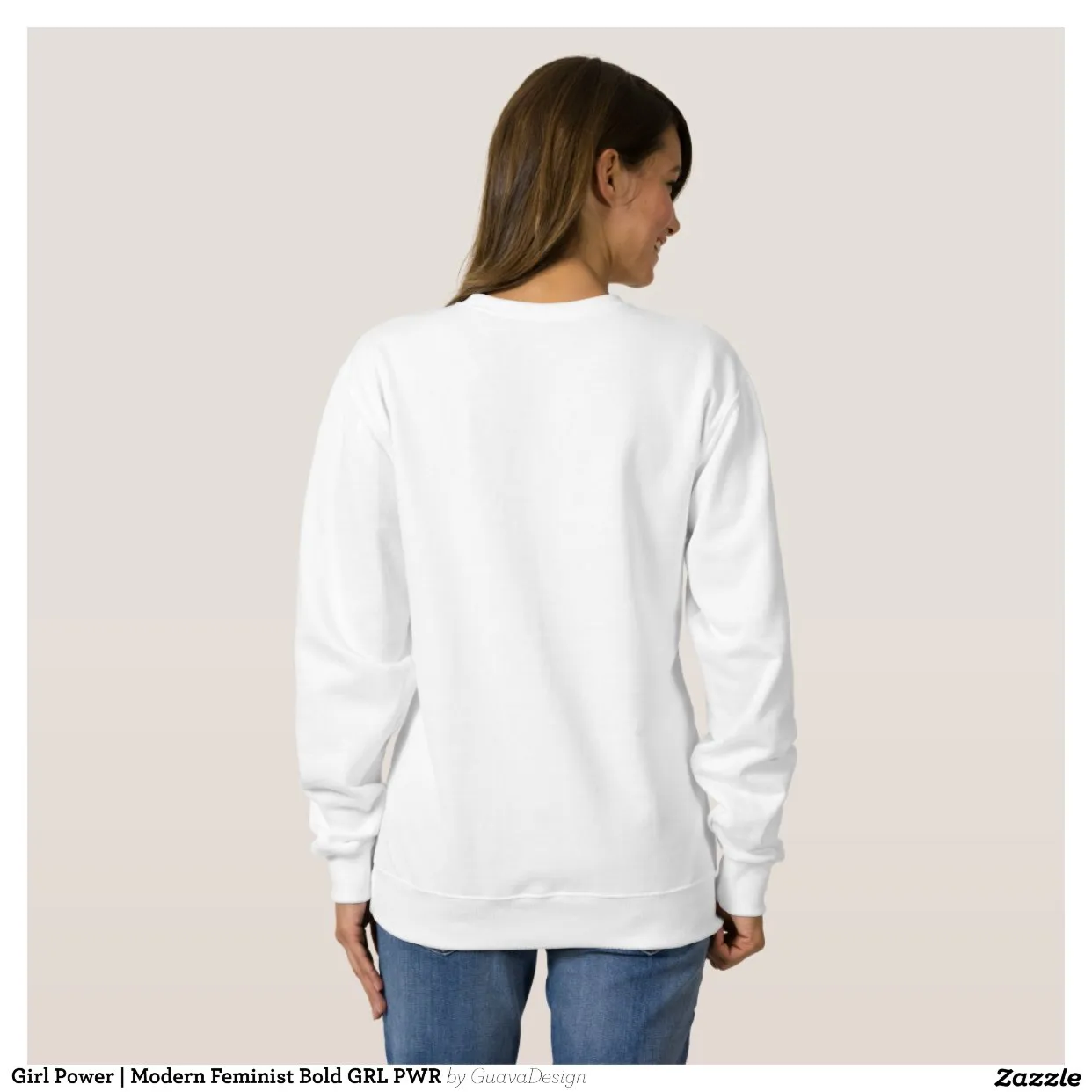 Sweatshirt Girl Power | Moderne Féministe Bold GRL PWR