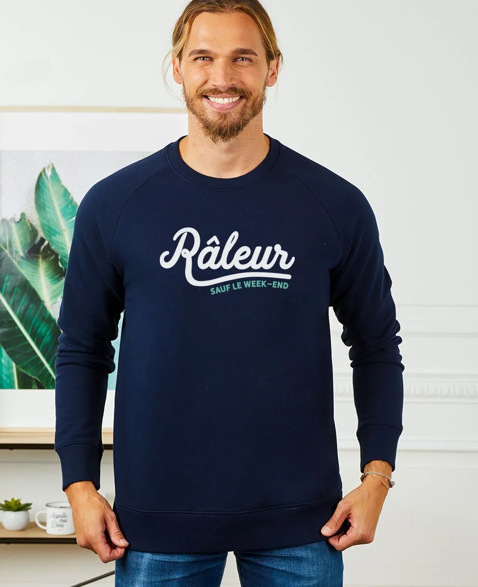 Sweatshirt homme Râleur sauf le weekend