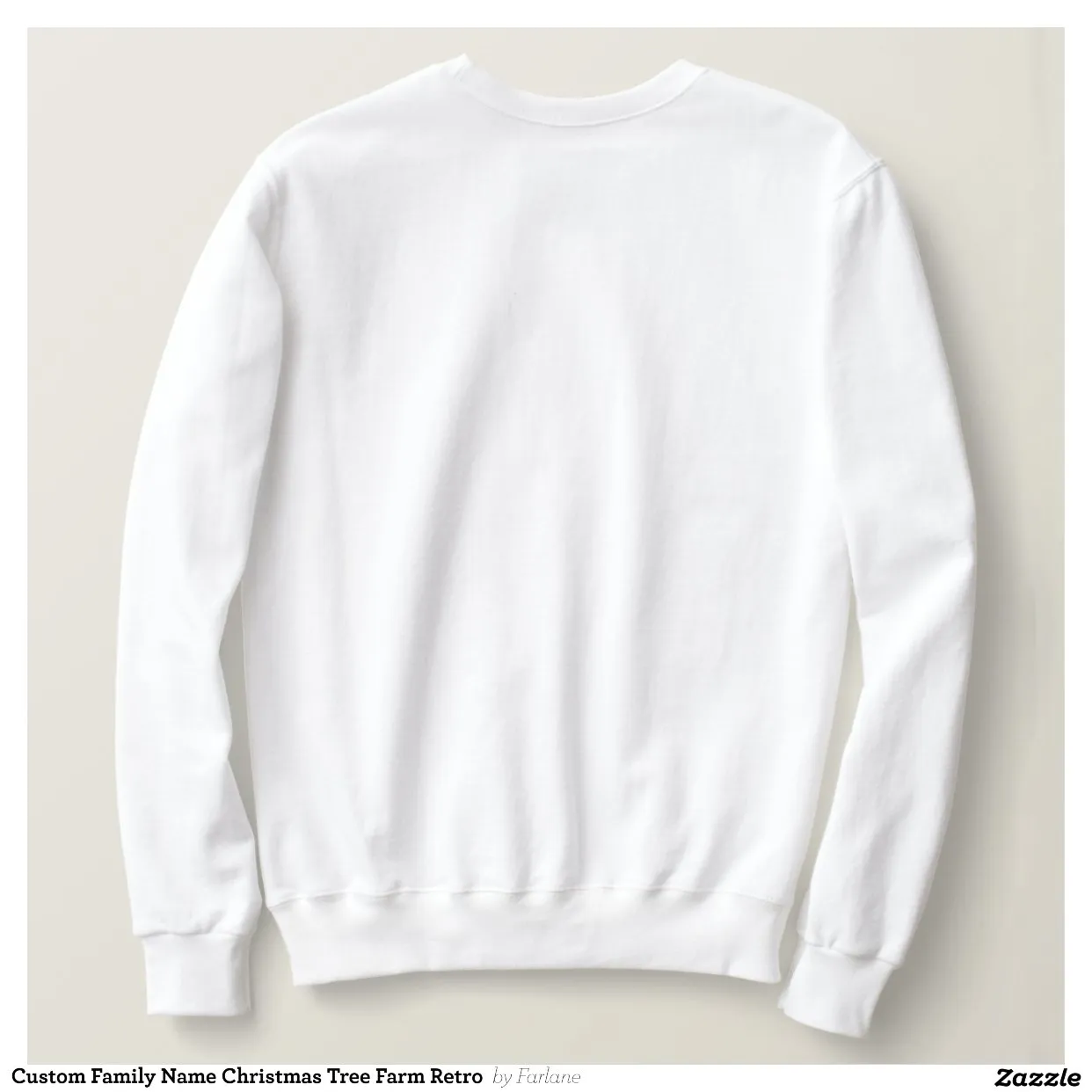 Sweatshirt Nom de famille personnalisé Christmas Tree Farm Re