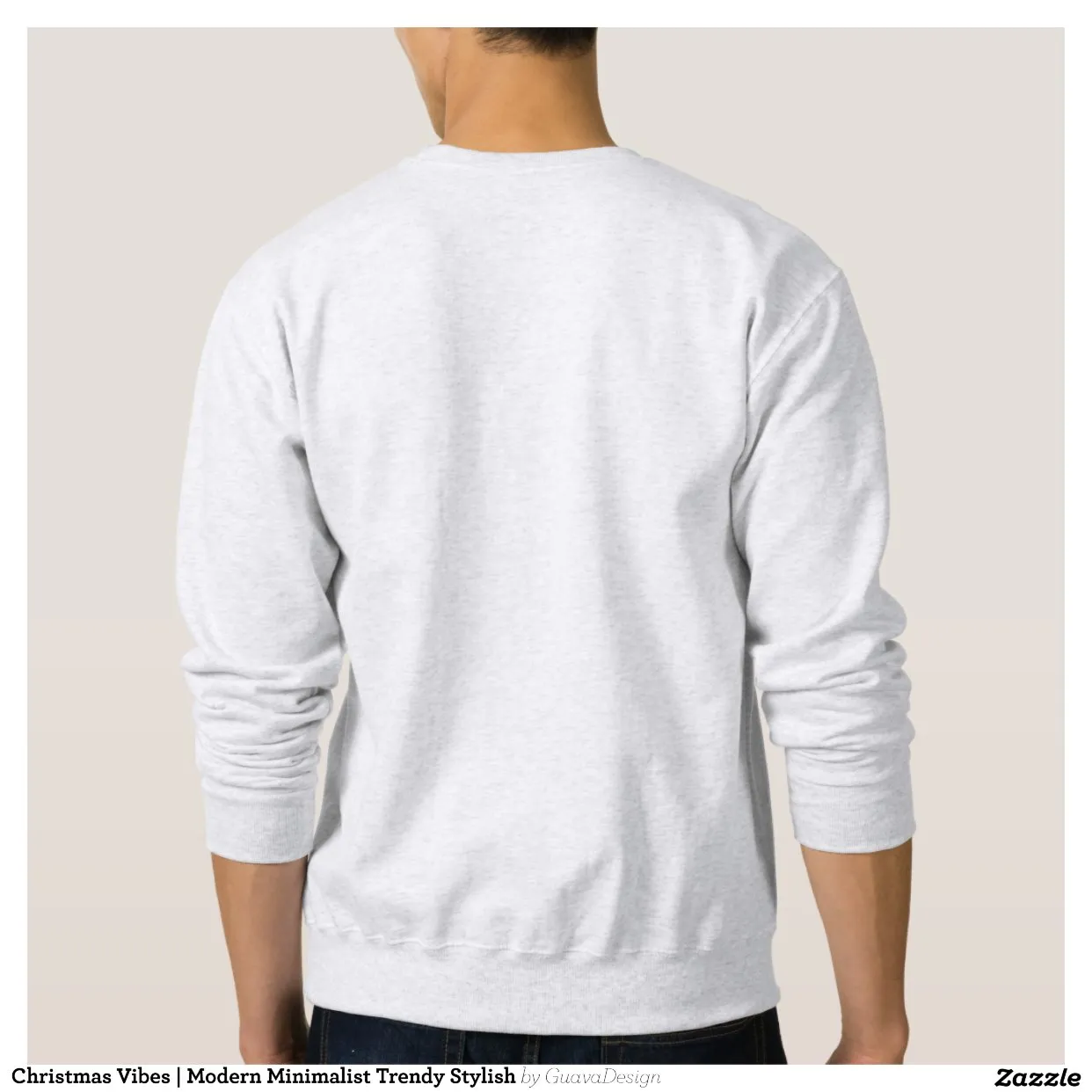 Sweatshirt Vibes de Noël | Moderne minimaliste tendance styli
