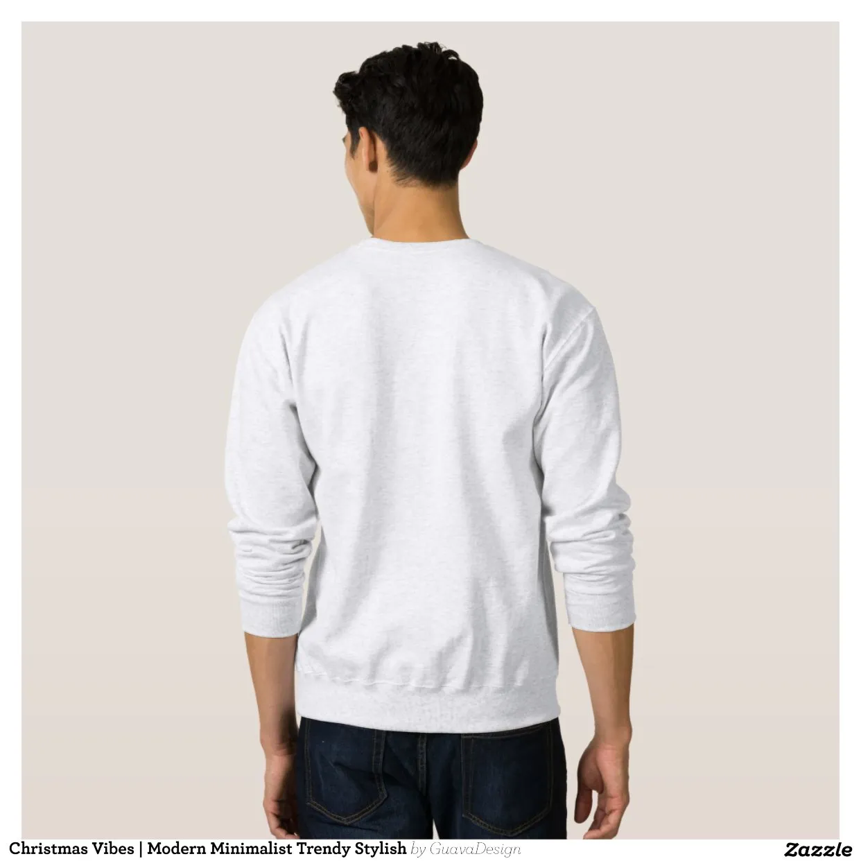 Sweatshirt Vibes de Noël | Moderne minimaliste tendance styli