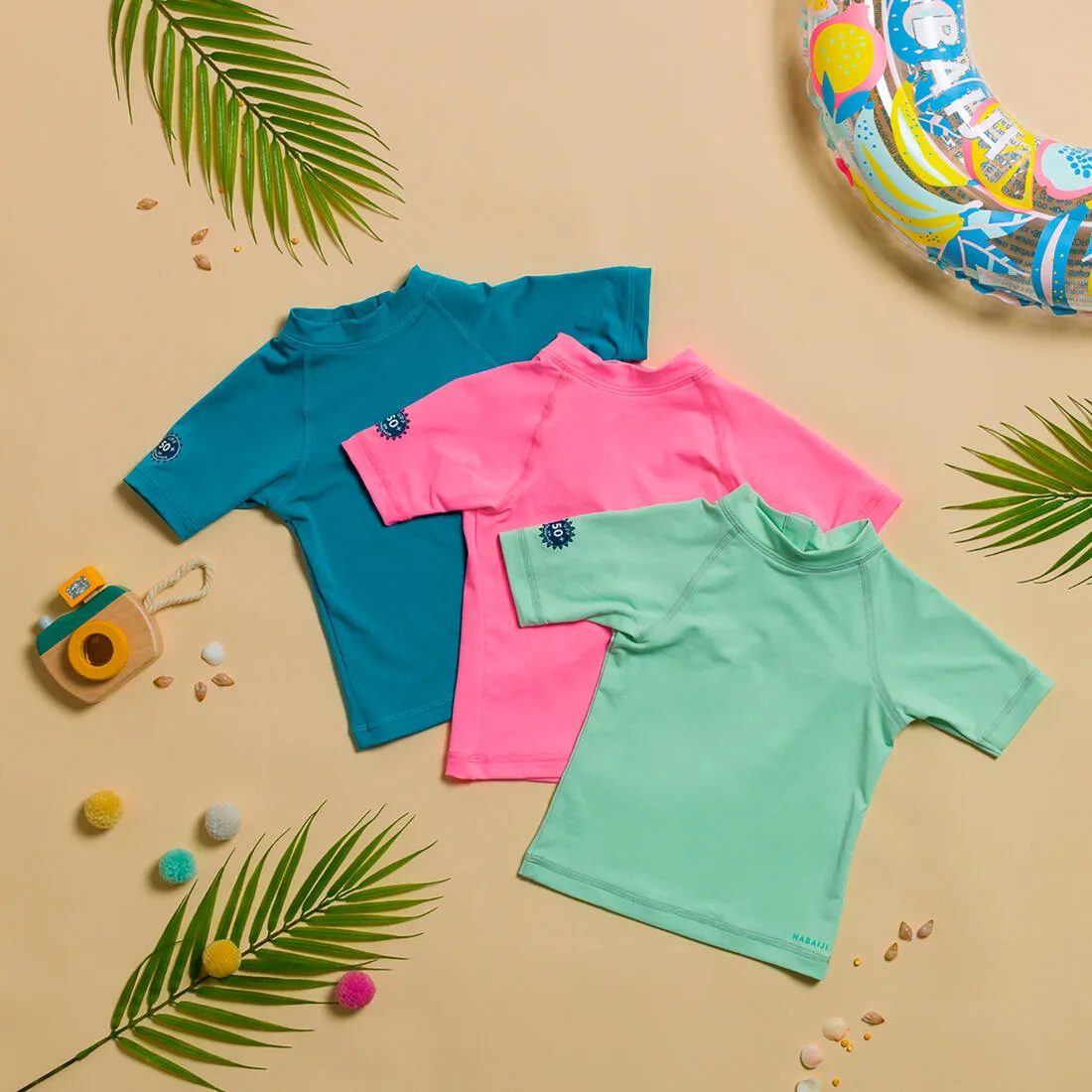 T-shirt anti uv bébé manches courtes