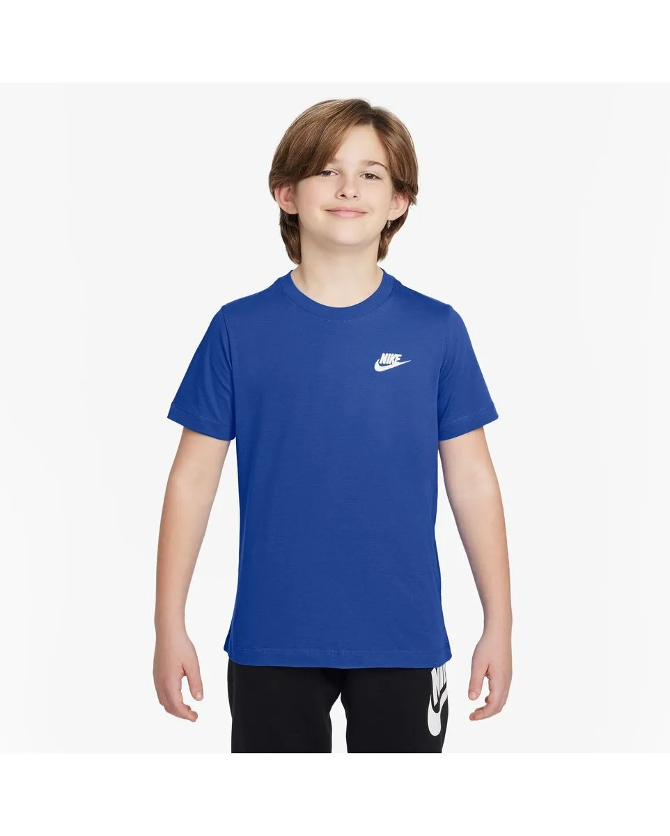 T-shirt Enfant plus agé K NSW TEE EMB FUTURA LBR Bleu