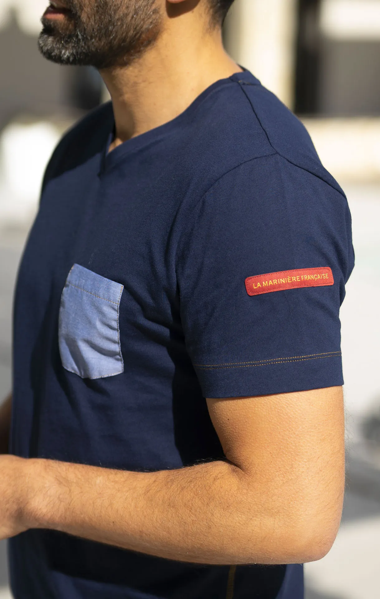 T-shirt vintage homme CYRIL MARINE