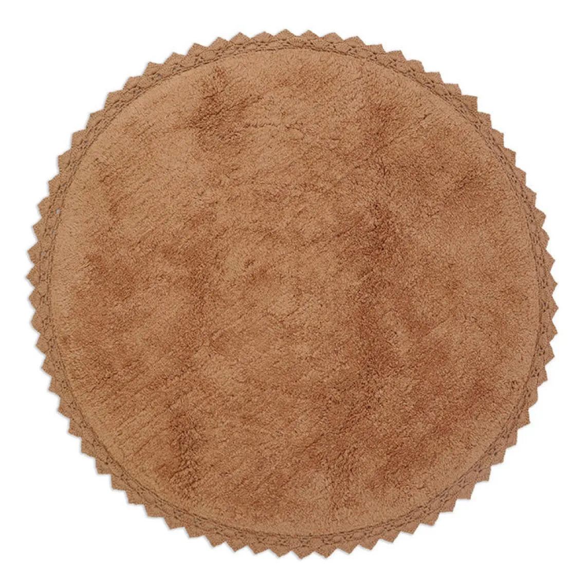 Tapis finition crochet PERLA marron | 3 Suisses