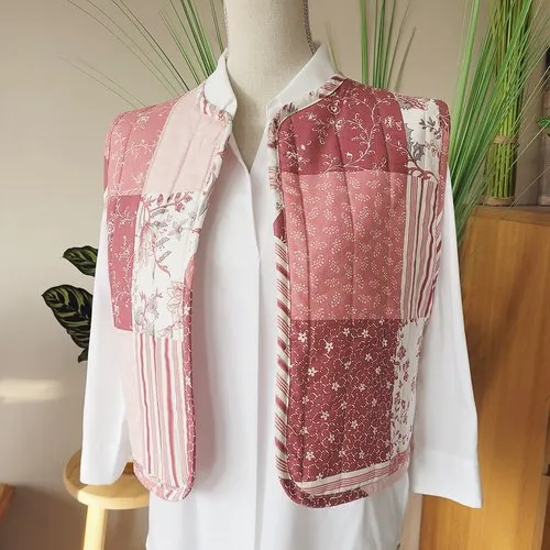 Veste boléro - veste sans manches réversible