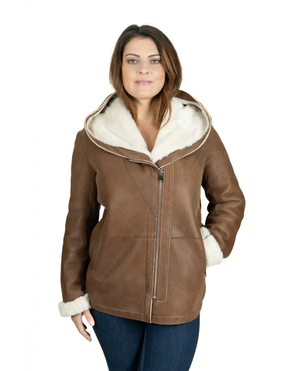 VESTE PEAU LAINEE MOUTON