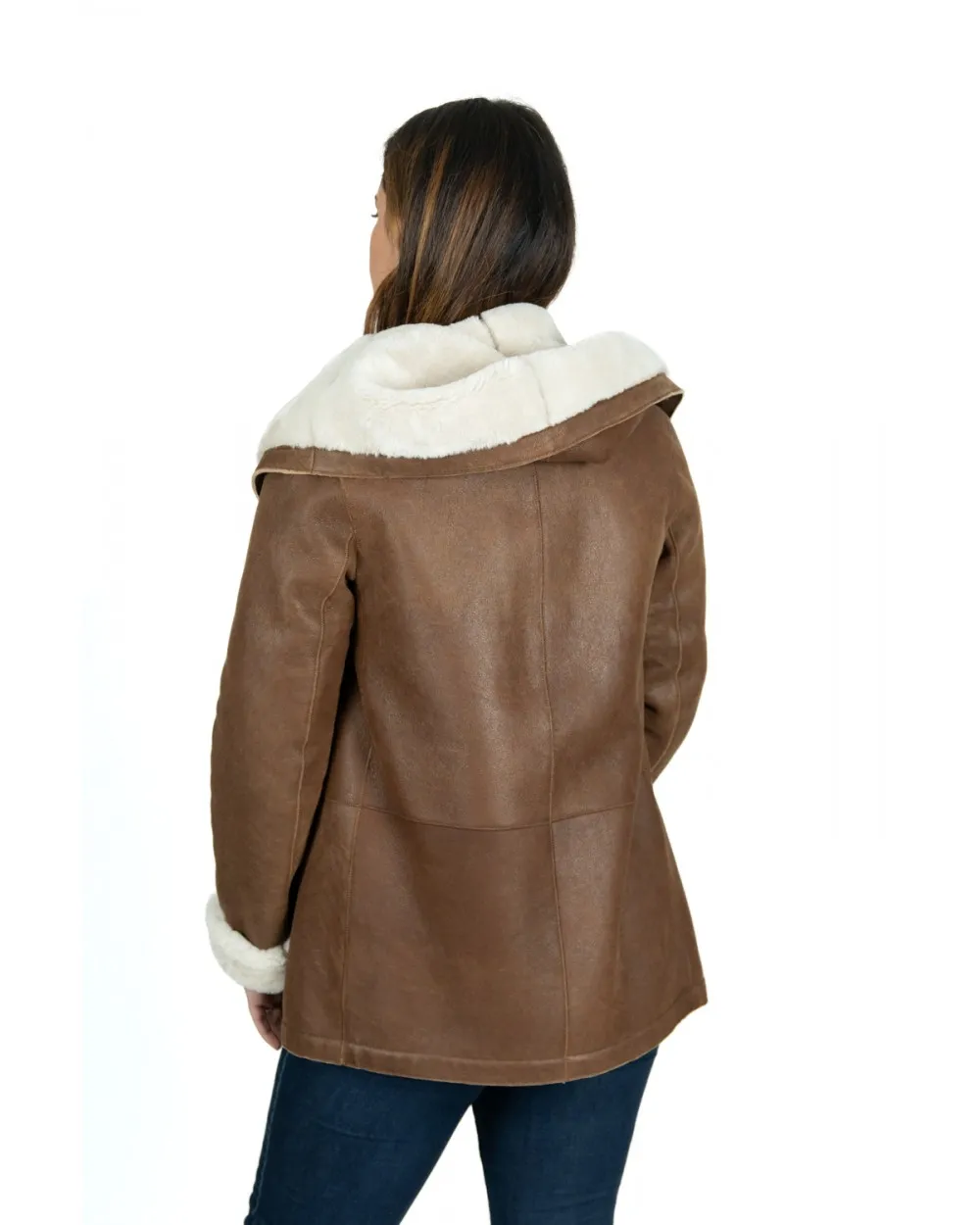 VESTE PEAU LAINEE MOUTON