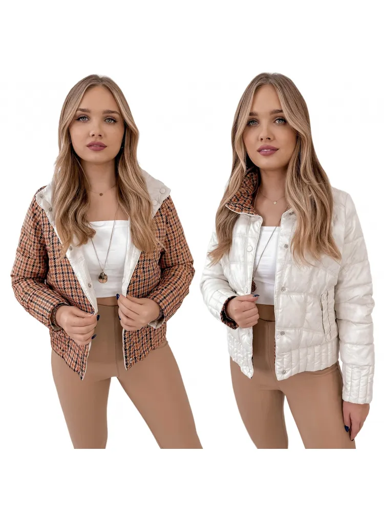 VESTE RÉVERSIBLE COLUMB ÉCRU