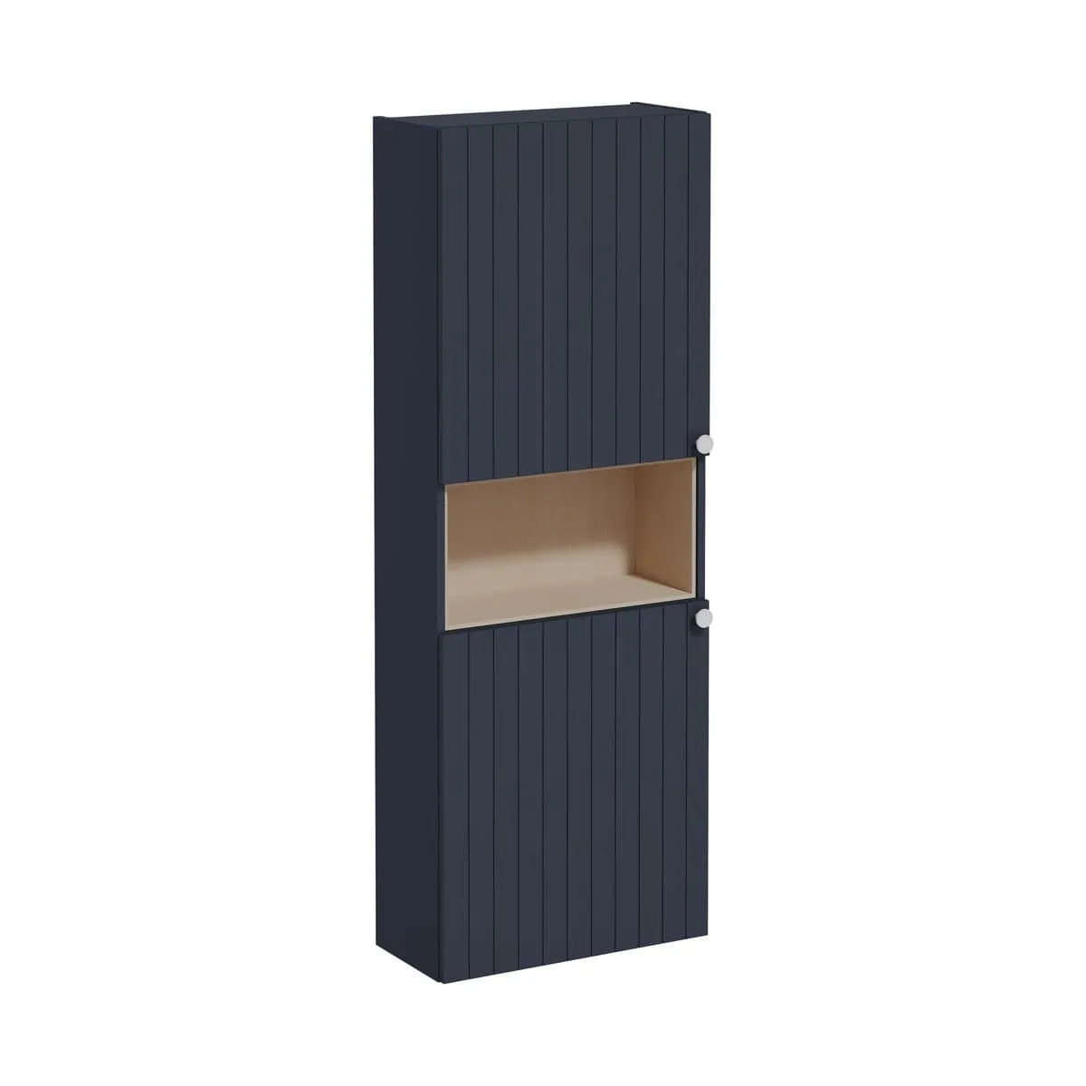 Vitra  Meuble de salle de bain bas Vitra Root 55x155x25 cm bleu mat (ROOTN55TM)