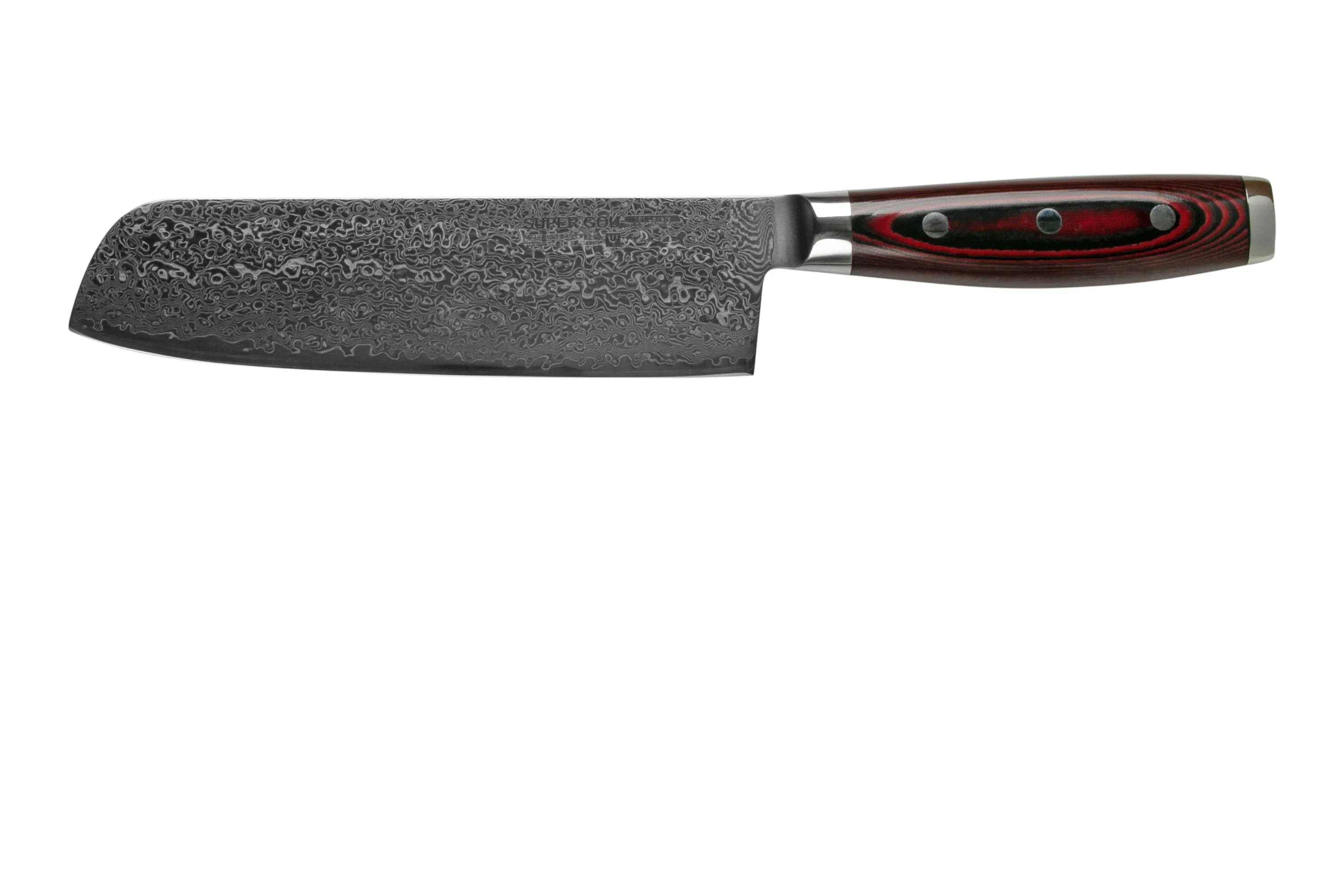 Yaxell Super Gou 37104 nakiri acier damassé 161 couches, 18 cm